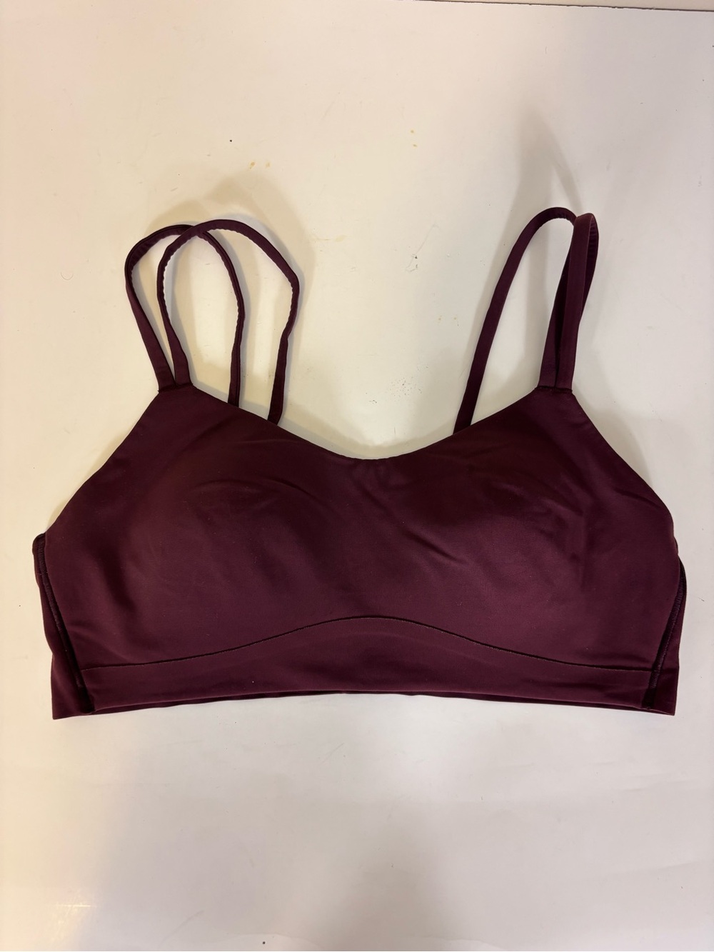 lululemon athletica Double-Strap Pullover Sports Bra - Maroon size 4